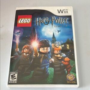 LEGO Harry Potter Years 1-4 Wii Game - Blue and Black